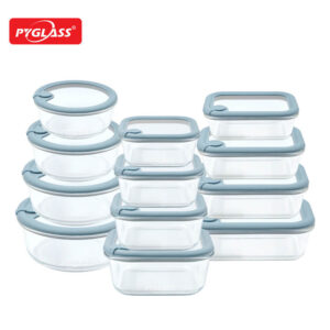 Best Bulk Freezer & Microwave Safe 24-Piece Glass Food Storage Containers with Vented Glass Lids