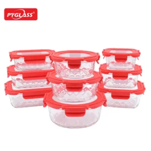 customizable-9-piece-glass-refrigerator-storage-containers-lids