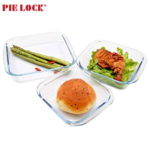 Square high borosilicate glass baking dish/glass bakeware for kitchen
