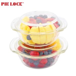 Heat Resistant Oval Casseroles with Lid